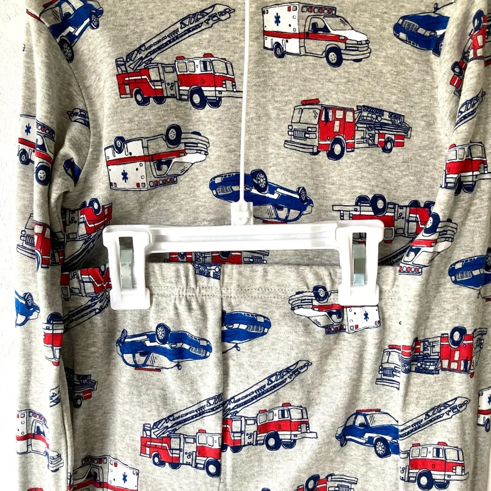 NWOT Carter's Fireman, Police Car & Ambulance Pajama Set Size 8